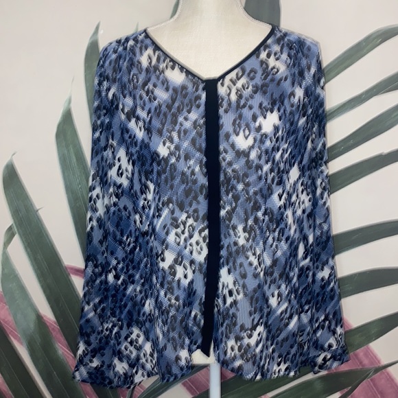 CAbi 977 Leopard Print Button Down Blouse - Picture 4 of 12